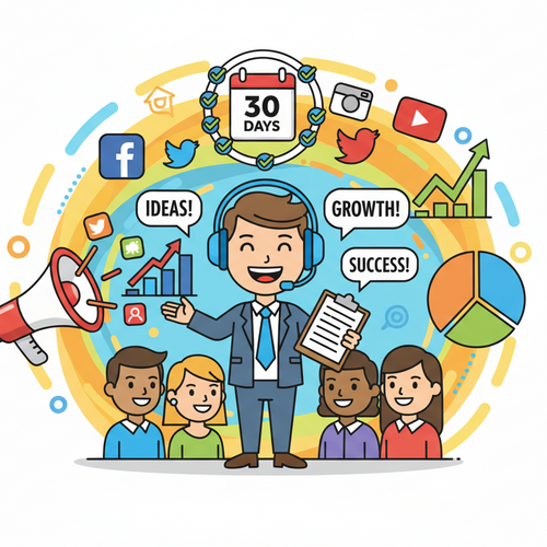 30日廣告顧問服務cartoon